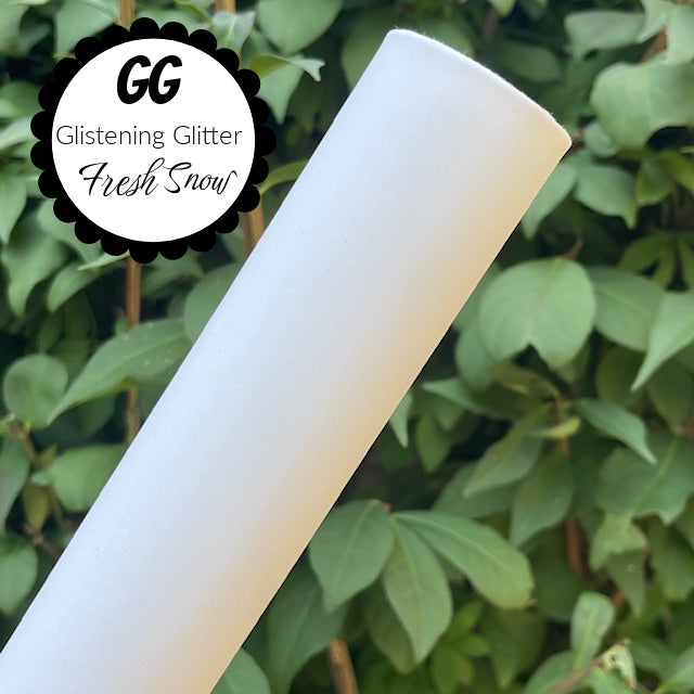 Glistening Glitter GG Faux Leather Embroidery Vinyl