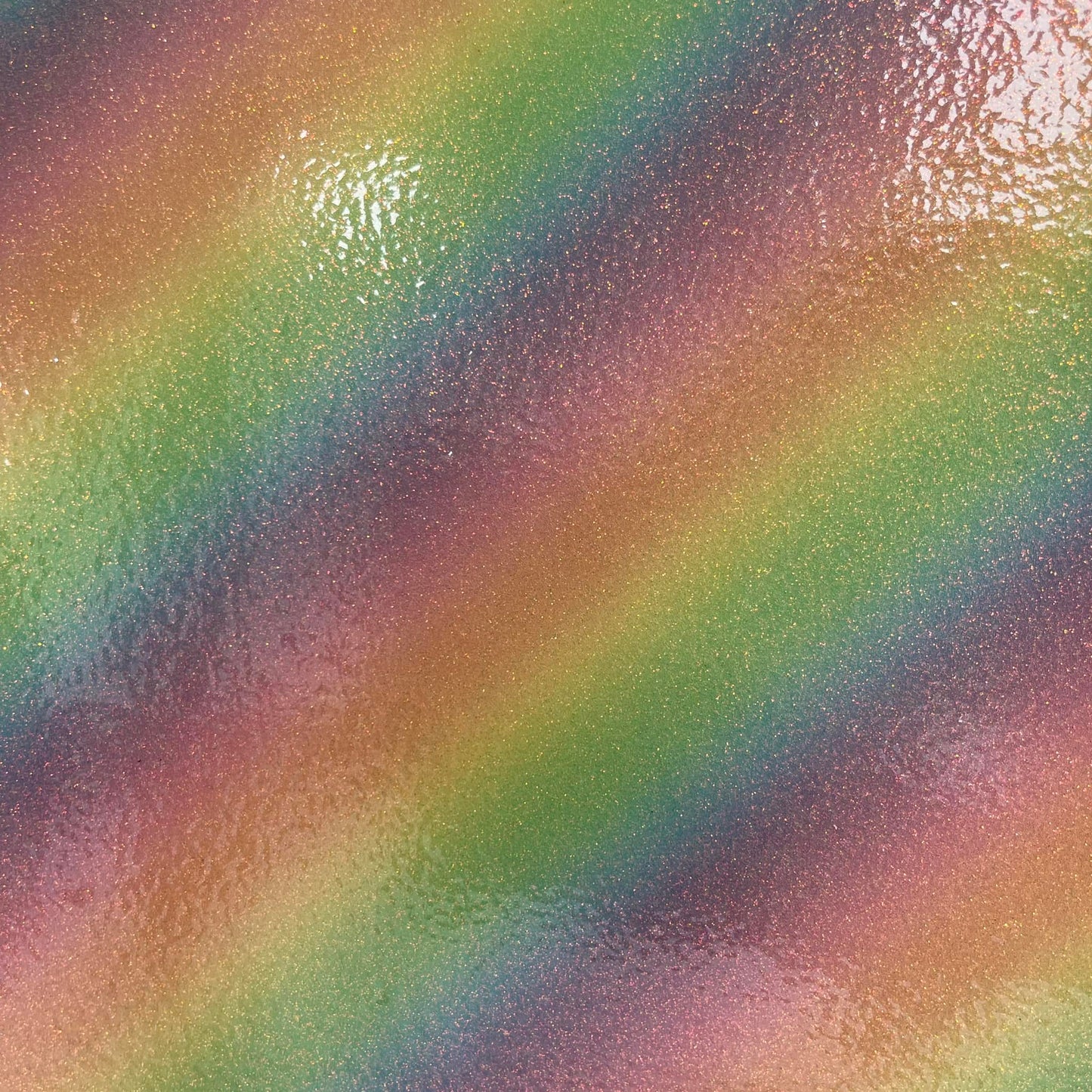Rainbow PASTEL Stripe Glitter