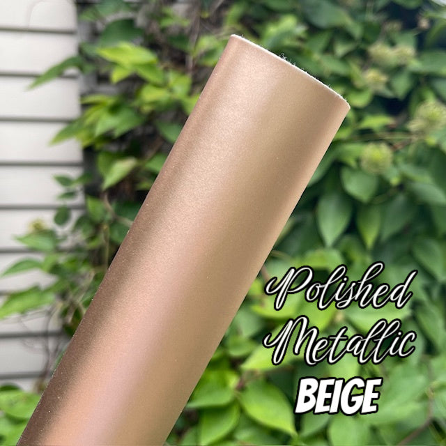 Polished Metallic Faux Leather