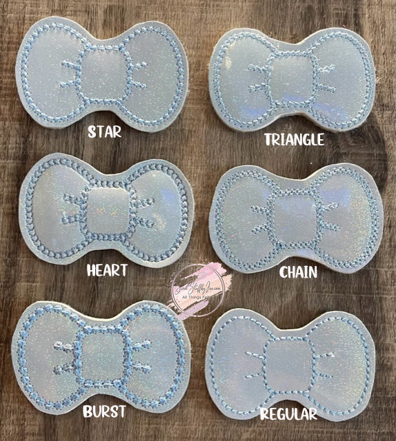 HK Snap Clip Bow Variety Pack Embroidery File