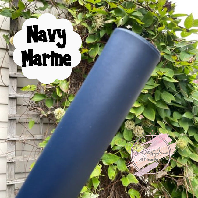 Navy Marine Embroidery Vinyl