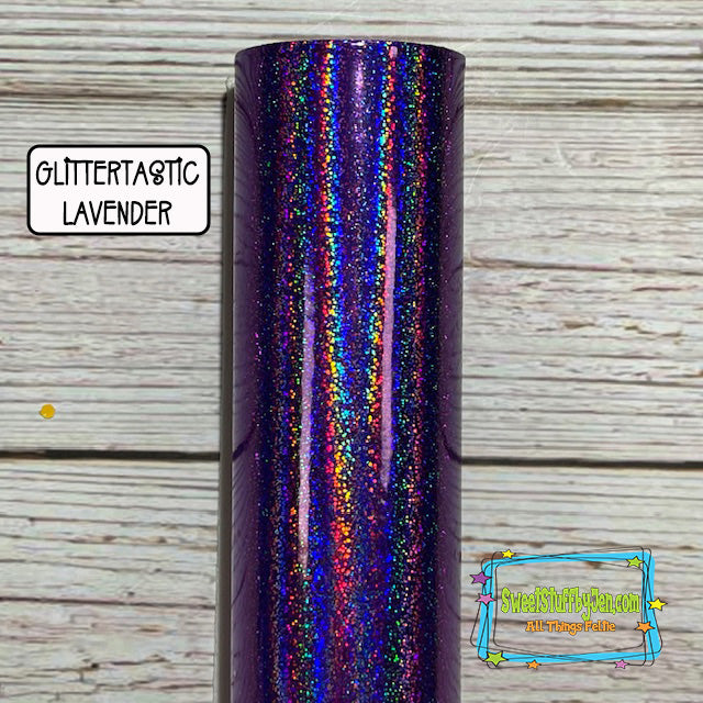 Glittertastic Lavender Faux Leather