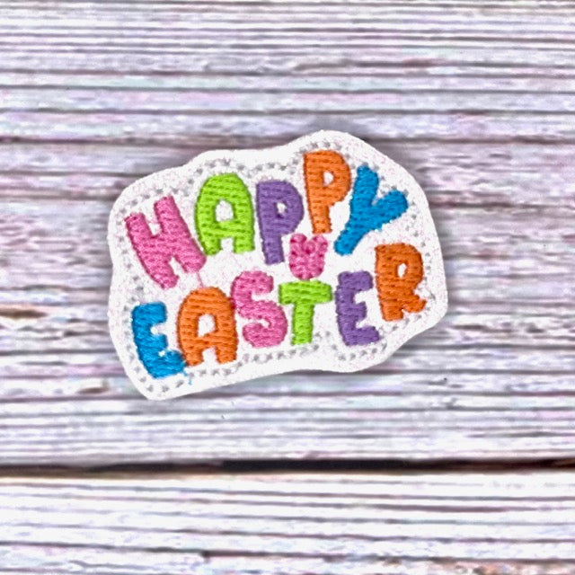 Happy Easter Sign Embroidery File