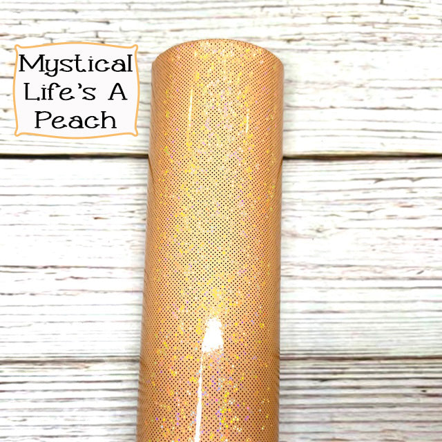 Mystical Lifes a Peach Embroidery Vinyl