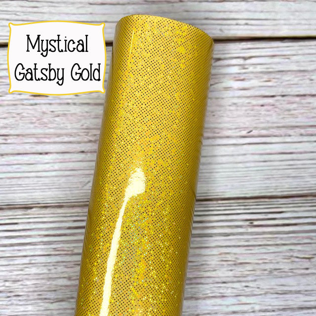 Mystical Gatsby Gold Embroidery Vinyl