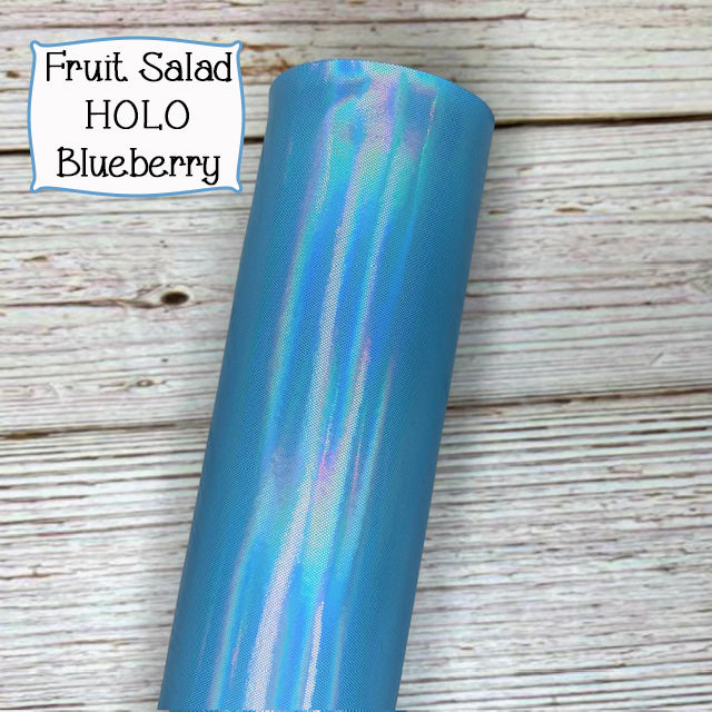 HOLO Fruit Salad Faux Leather Embroidery Vinyl