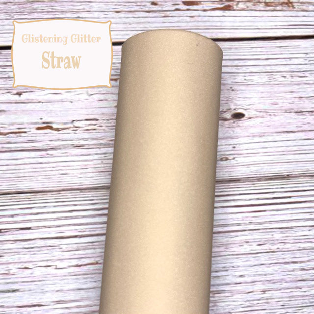 Glistening Glitter GG Faux Leather Embroidery Vinyl