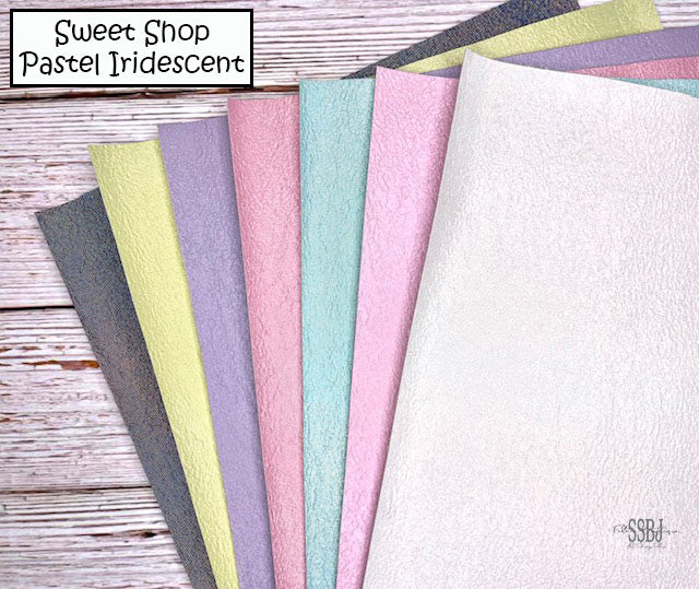Sweet Shop PASTEL Iridescent Faux Leather Vinyl