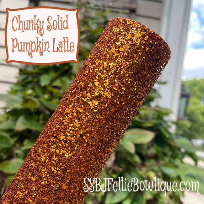 Pumpkin Latte Solid Chunky Faux