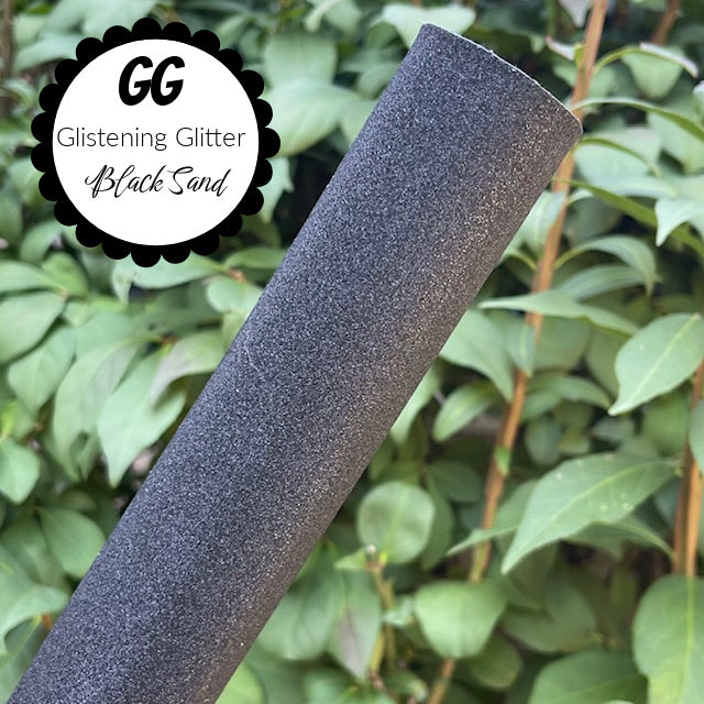 Glistening Glitter GG Faux Leather Embroidery Vinyl