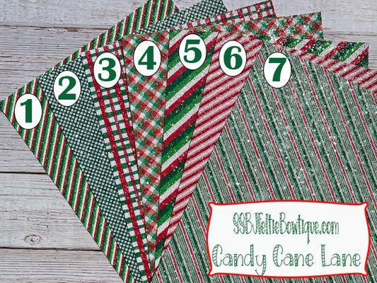 Candy Cane Lane Chunky Faux