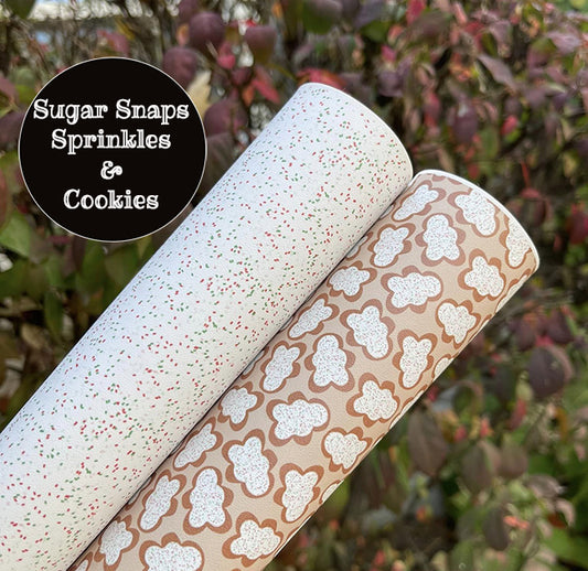 Sugar Snaps Sprinkles & Frosted Gingerman Cookies Custom Print