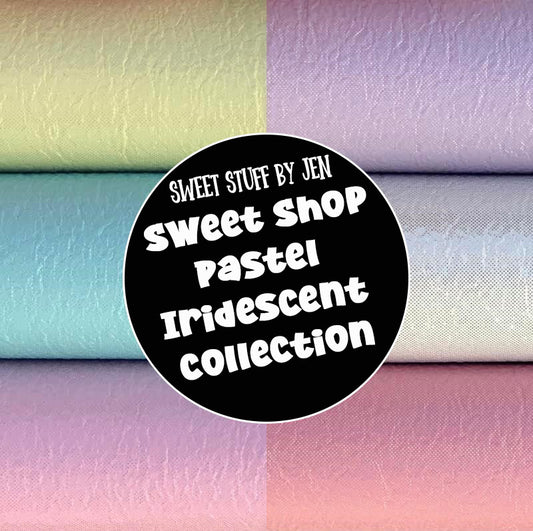 Sweet Shop PASTEL Iridescent Faux Leather Vinyl