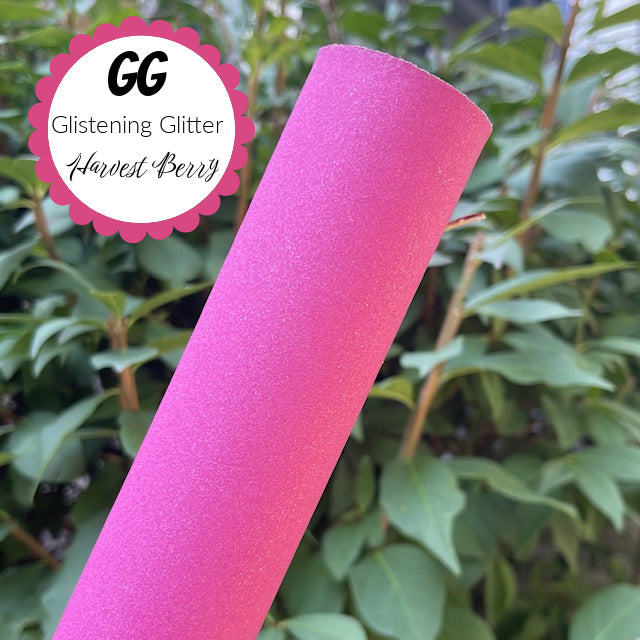 Glistening Glitter GG Faux Leather Embroidery Vinyl