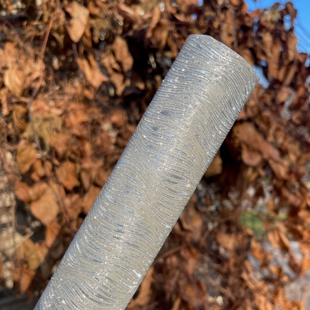 Wavy Faux Leather Embroidery Vinyl