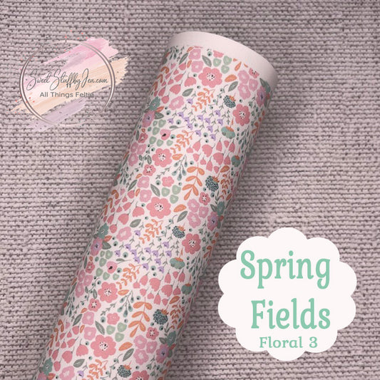 Spring Fields Floral #3 Custom Print