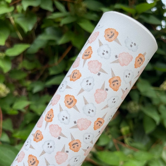 Ghosts & Pumpkin Cotton Candy Custom Print