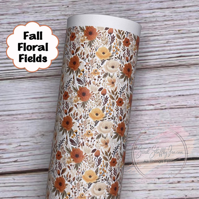 Fall Floral Fields Custom Print