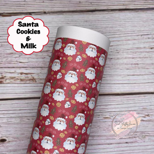 Santa Cookies & Milk Custom Print