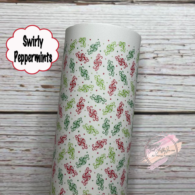 Swirly Peppermints Custom Print