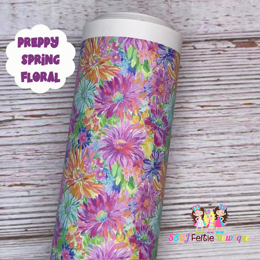 Preppy Spring Floral Custom Print