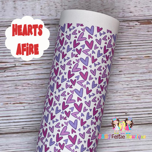 Hearts Afire Custom Print