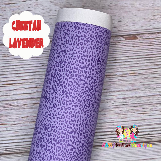 Cheetah Lavender Custom Print