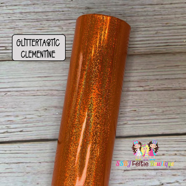 Glittertastic Clementine Faux Leather