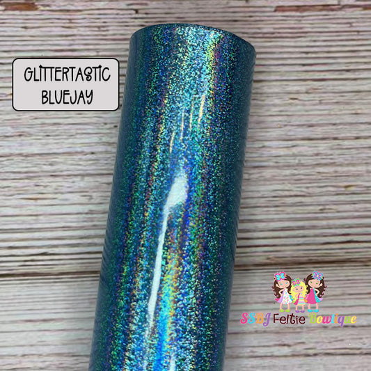 Glittertastic Bluejay Faux Leather