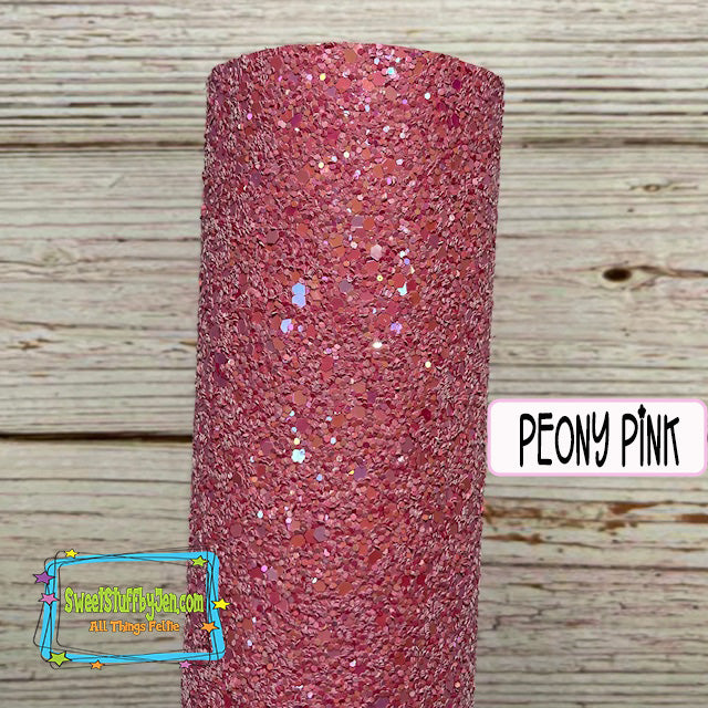 Peony Pink Chunky Faux