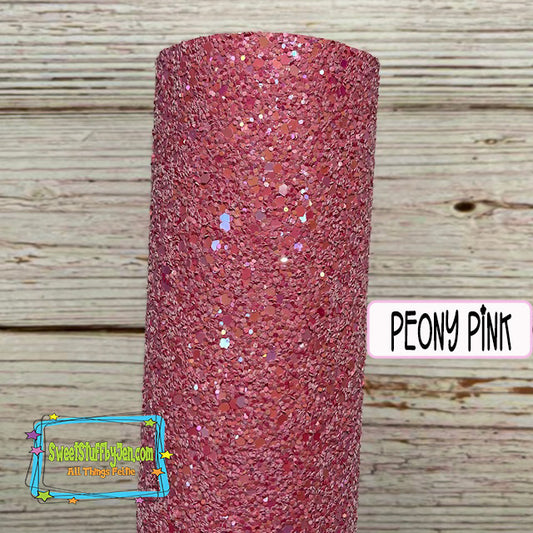 Peony Pink Chunky Faux