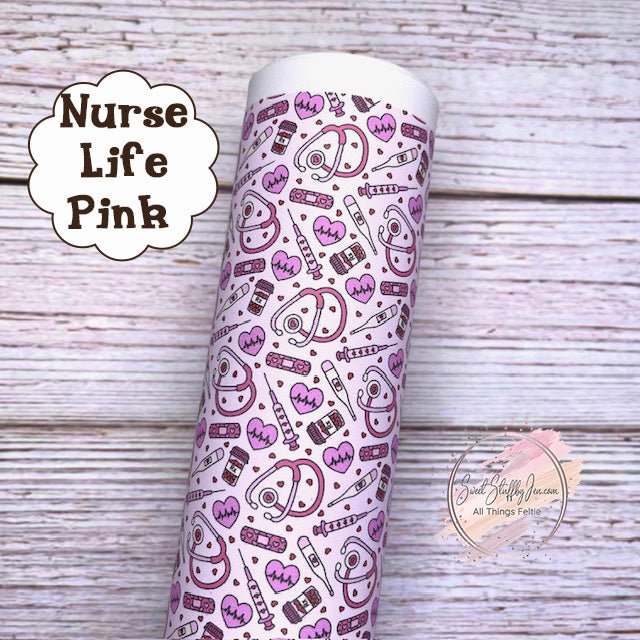 Nurse Life Pink Custom Print