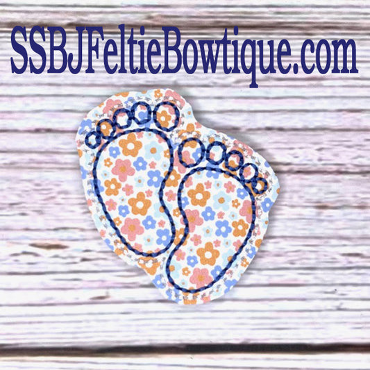 Baby Feet Embroidery File