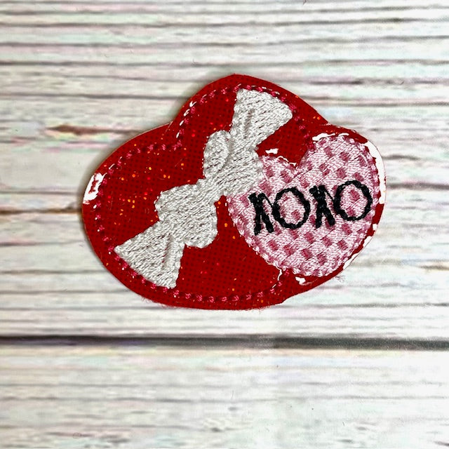 Candy Box Heart Embroidery File