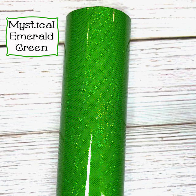 Mystical Emerald Green Embroidery Vinyl