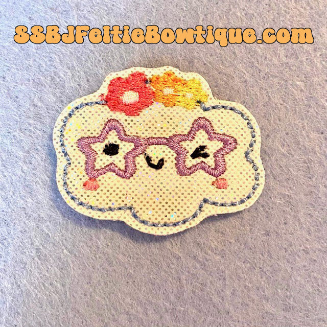 Groovy Summer Cloud Embroidery File