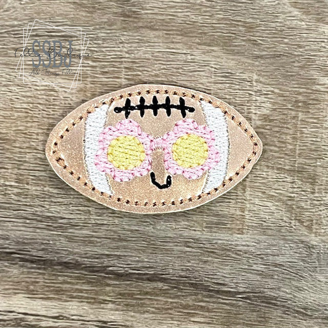 Groovy Football Embroidery File