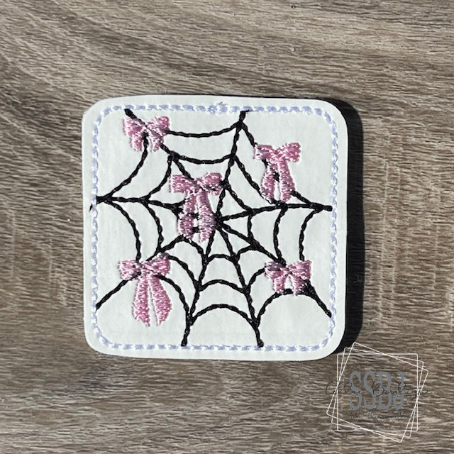 MG Mean Ghouls Web of Bows Embroidery File