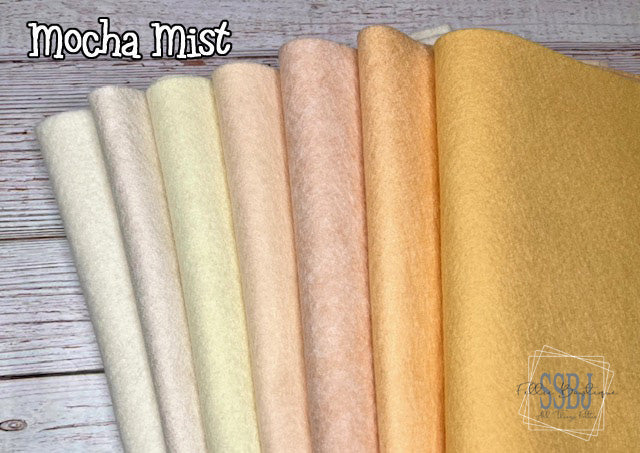 Mocha Mist Wool Felt Bundle