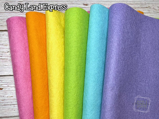 Candy Land Express Wool Felt Bundle