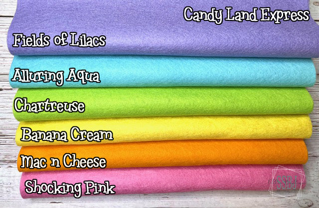 Candy Land Express Wool Felt Bundle