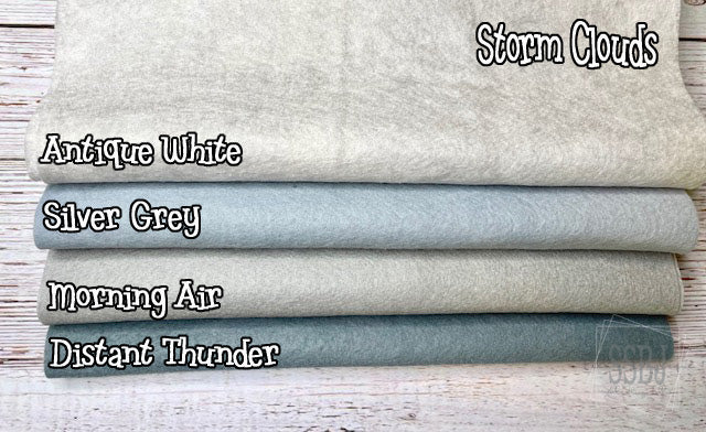 Storm Clouds Express Wool Felt Bundle