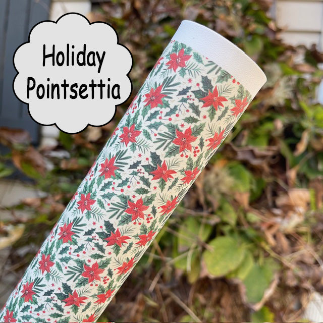 Holiday Poinsettia Custom Print