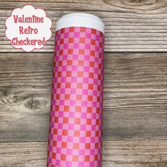 Valentine Retro Checkered Custom Print