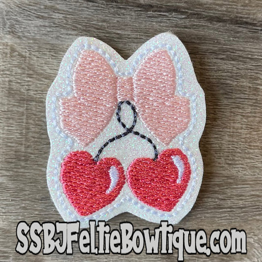 Coquette Dangling Hearts Embroidery File