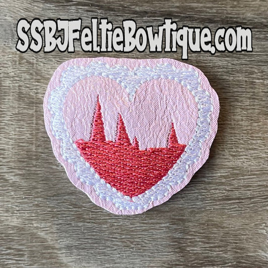 Scallop Heart Vitals Embroidery File