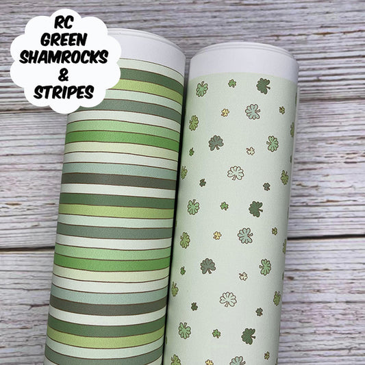 RC Green Shamrocks & Stripes Custom Print