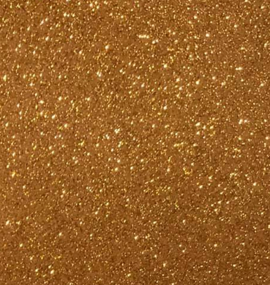 Glossy Patent Glitter Sparkle Gold Coin Embroidery Vinyl