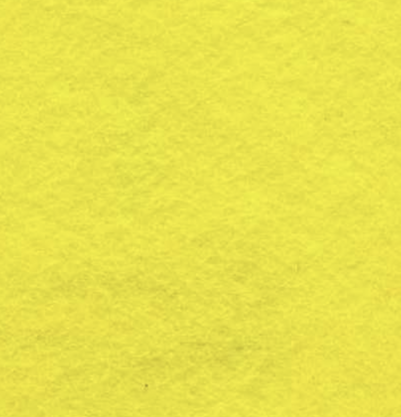 *Yellow Wool Blend Felt