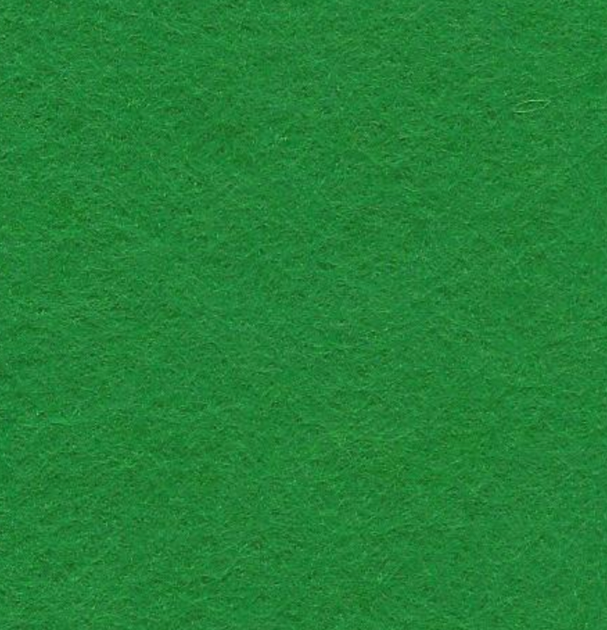 Kelly Green Wool Blend Felt